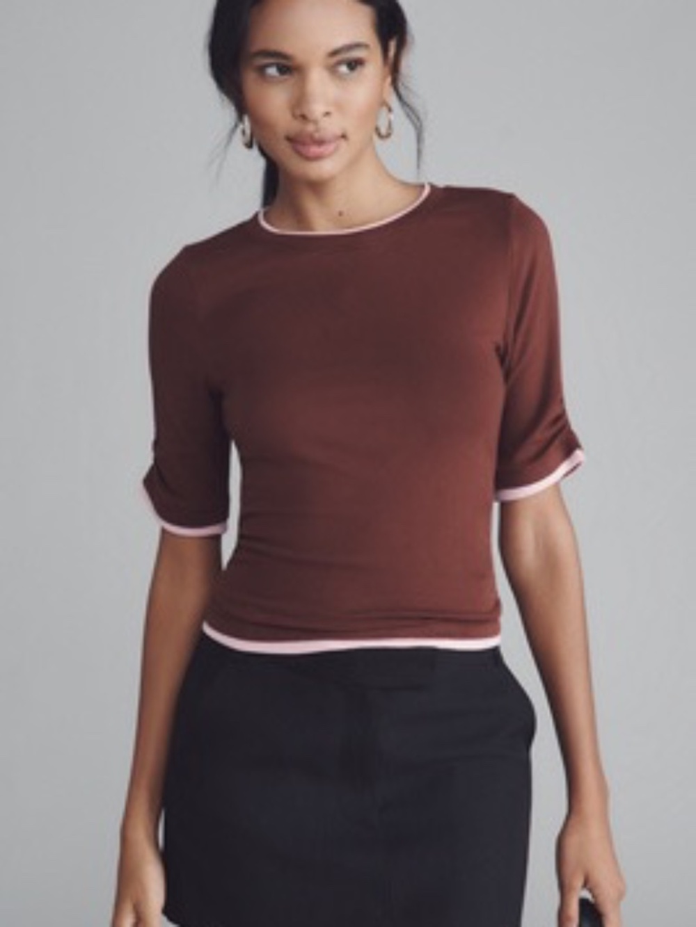 NWT Anthropologie Maeve Double Layered Top